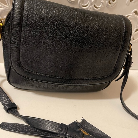 J.Crew crossbody leather bag navy blue good condition just the strap had damaged - Picture 4 of 16